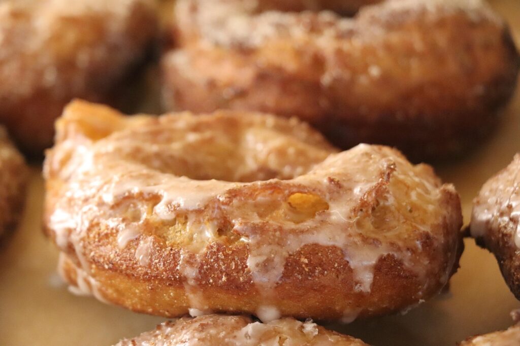 air fried donuts on a plate